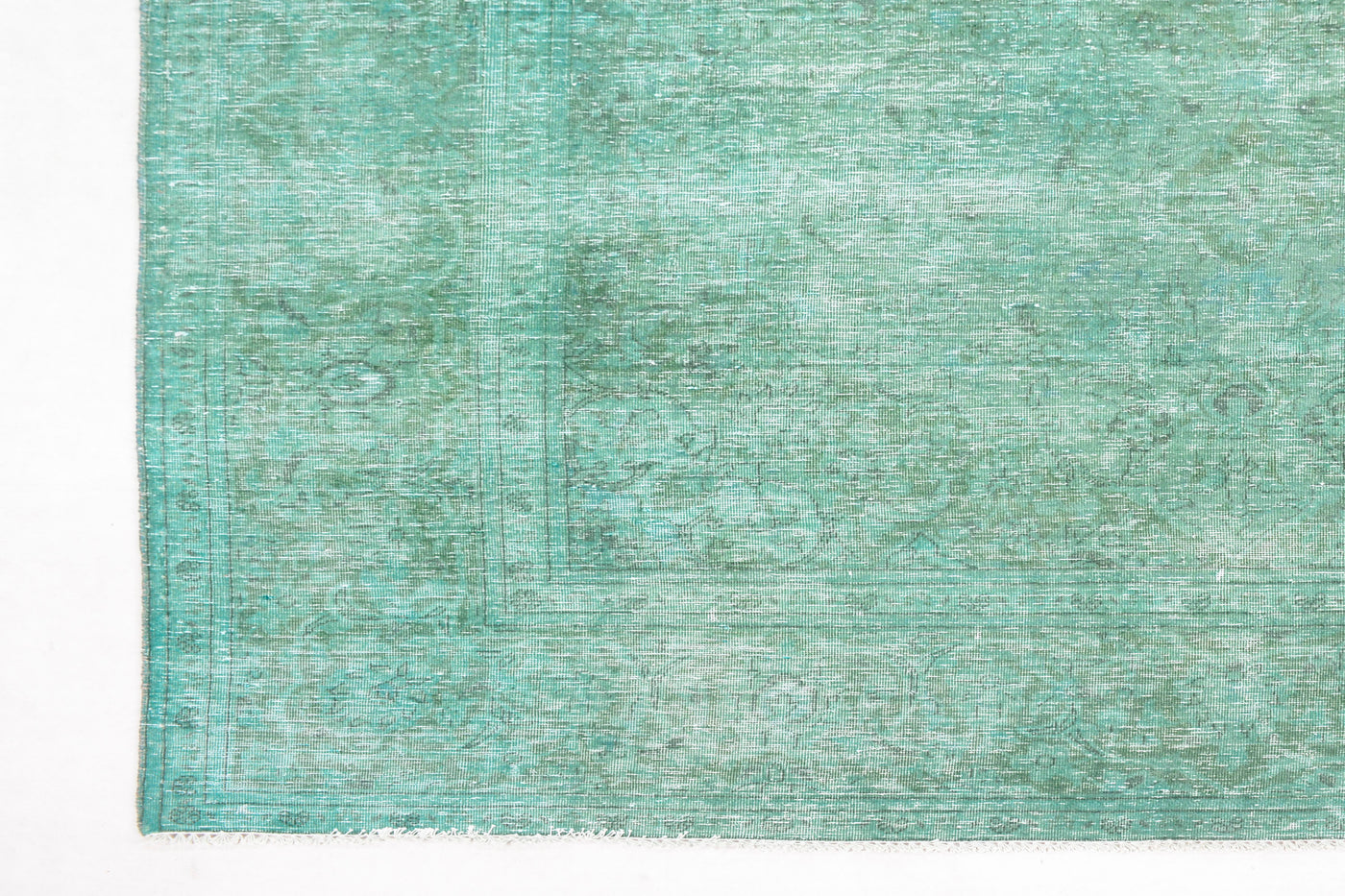 Vintage Overdyed Persian Rug – Ocean Whisper