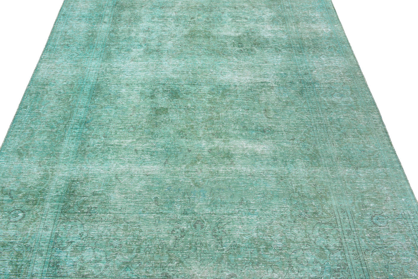 Vintage Overdyed Persian Rug – Ocean Whisper