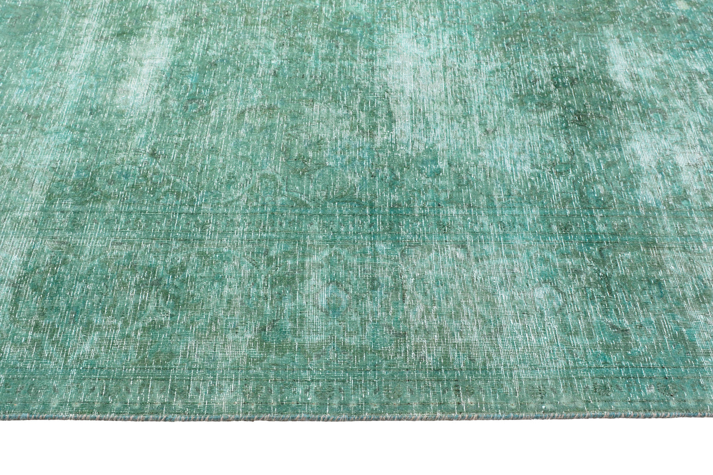 Vintage Overdyed Persian Rug – Ocean Whisper