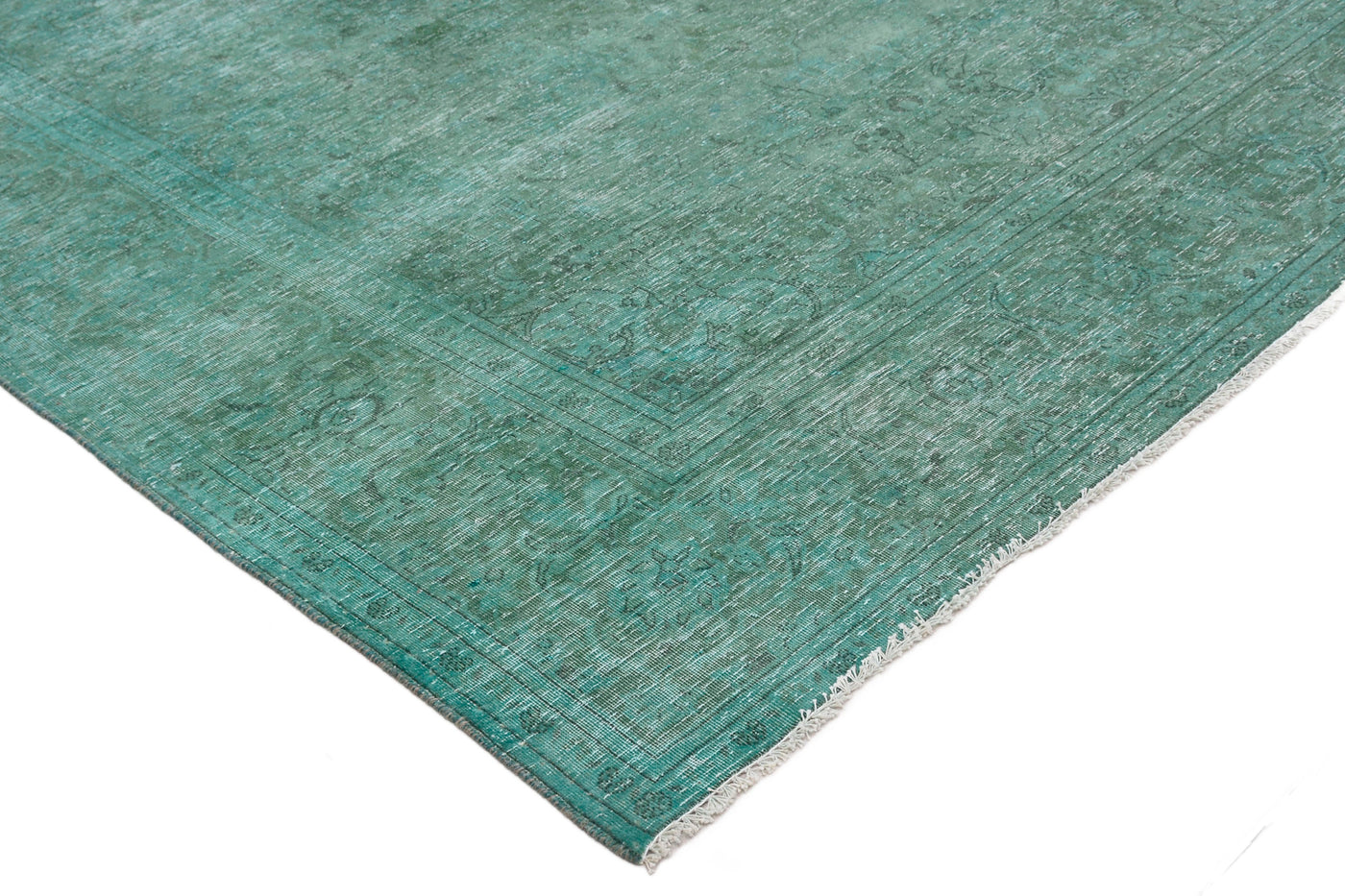 Vintage Overdyed Persian Rug – Ocean Whisper