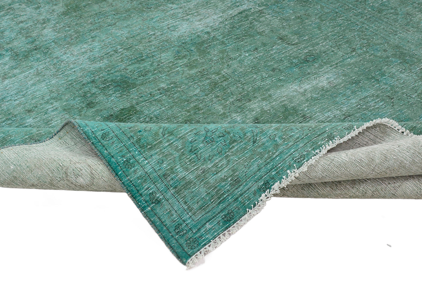 Vintage Overdyed Persian Rug – Ocean Whisper