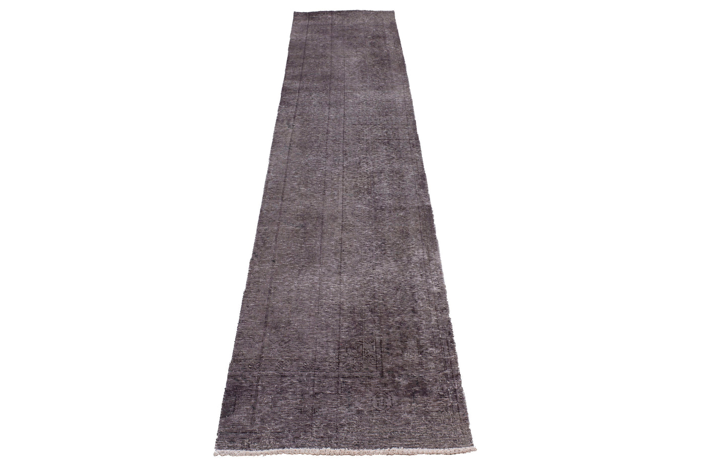 Vintage Overdyed Persian Runner Rug – Shadow Whisper