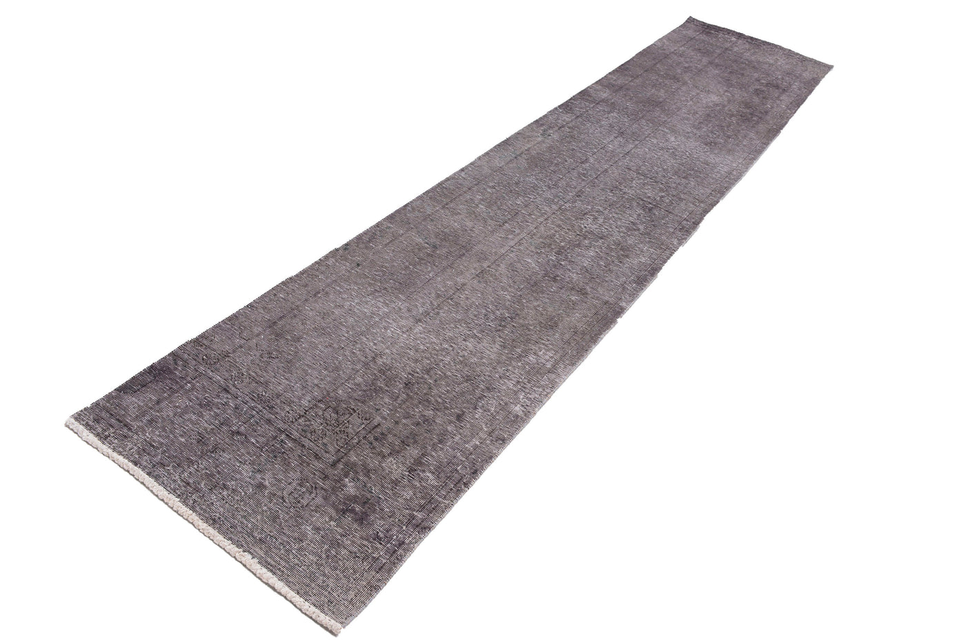 Vintage Overdyed Persian Runner Rug – Shadow Whisper