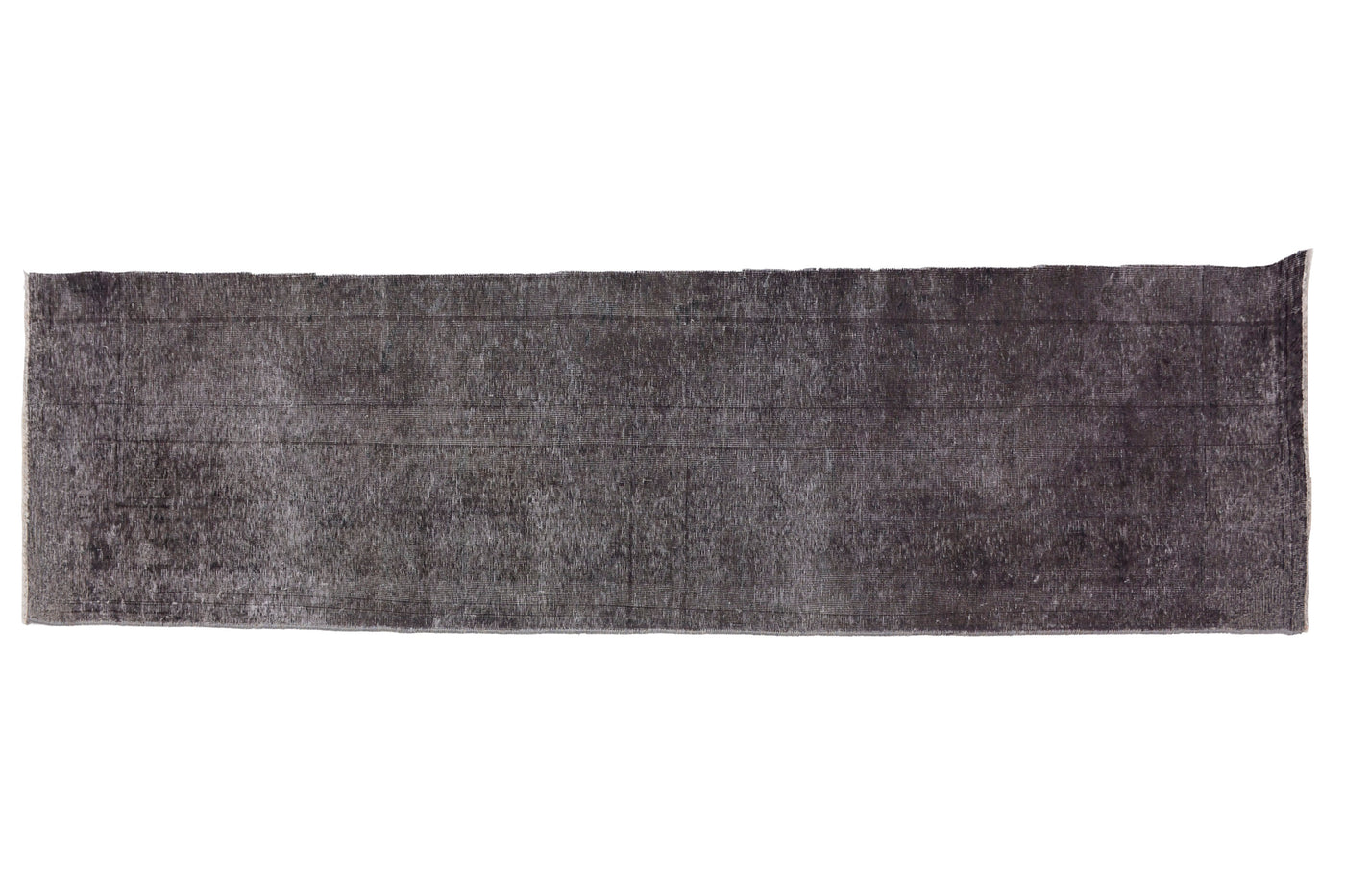 Vintage Overdyed Persian Runner Rug – Shadow Whisper
