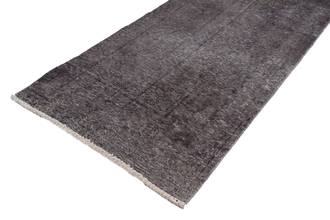 Vintage Overdyed Persian Runner Rug – Shadow Whisper