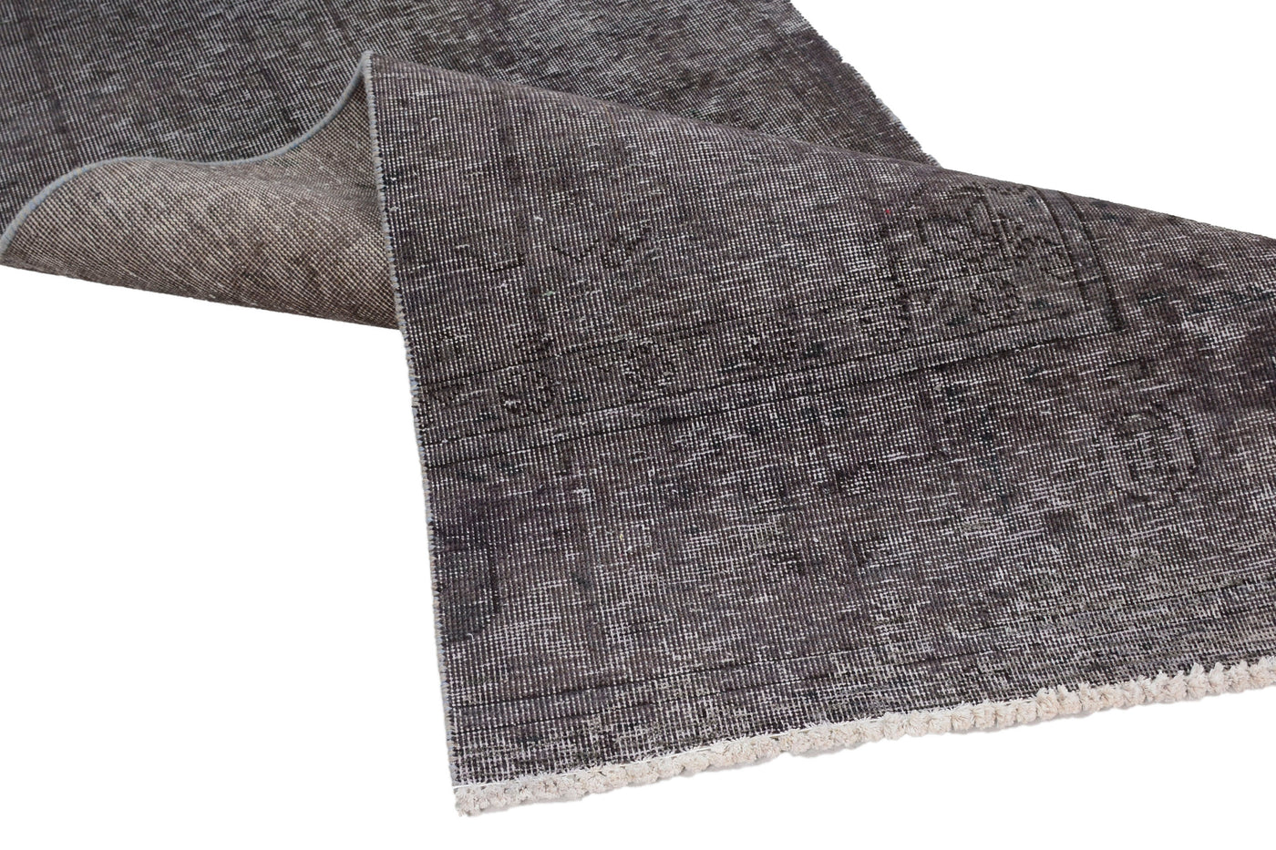 Vintage Overdyed Persian Runner Rug – Shadow Whisper