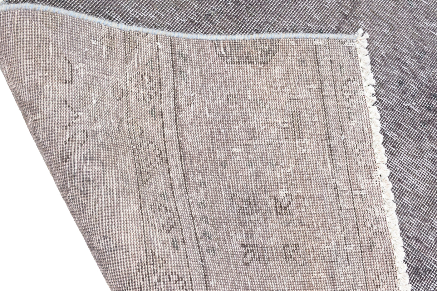 Vintage Overdyed Persian Runner Rug – Shadow Whisper