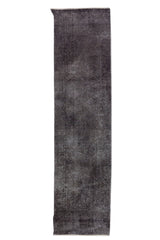 OVERDYED Vintage Persian Runner, 83 x 383 cm (New Arrival)