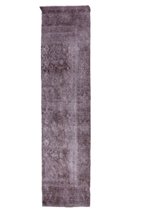 OVERDYED Vintage Persian Runner, 84 x 366 cm