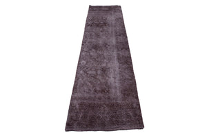 OVERDYED Vintage Persian Runner, 84 x 366 cm