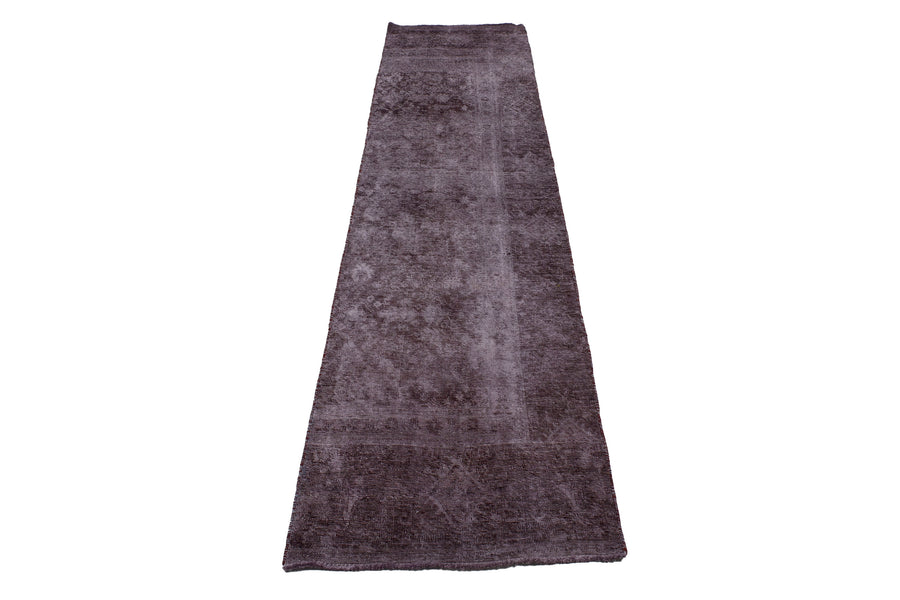 OVERDYED Vintage Persian Runner, 84 x 366 cm