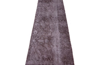 OVERDYED Vintage Persian Runner, 84 x 366 cm