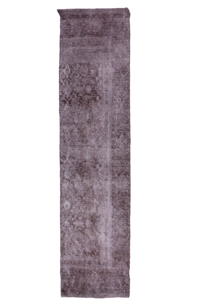 OVERDYED Vintage Persian Runner, 84 x 366 cm (New Arrival)