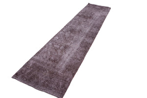 OVERDYED Vintage Persian Runner, 84 x 366 cm