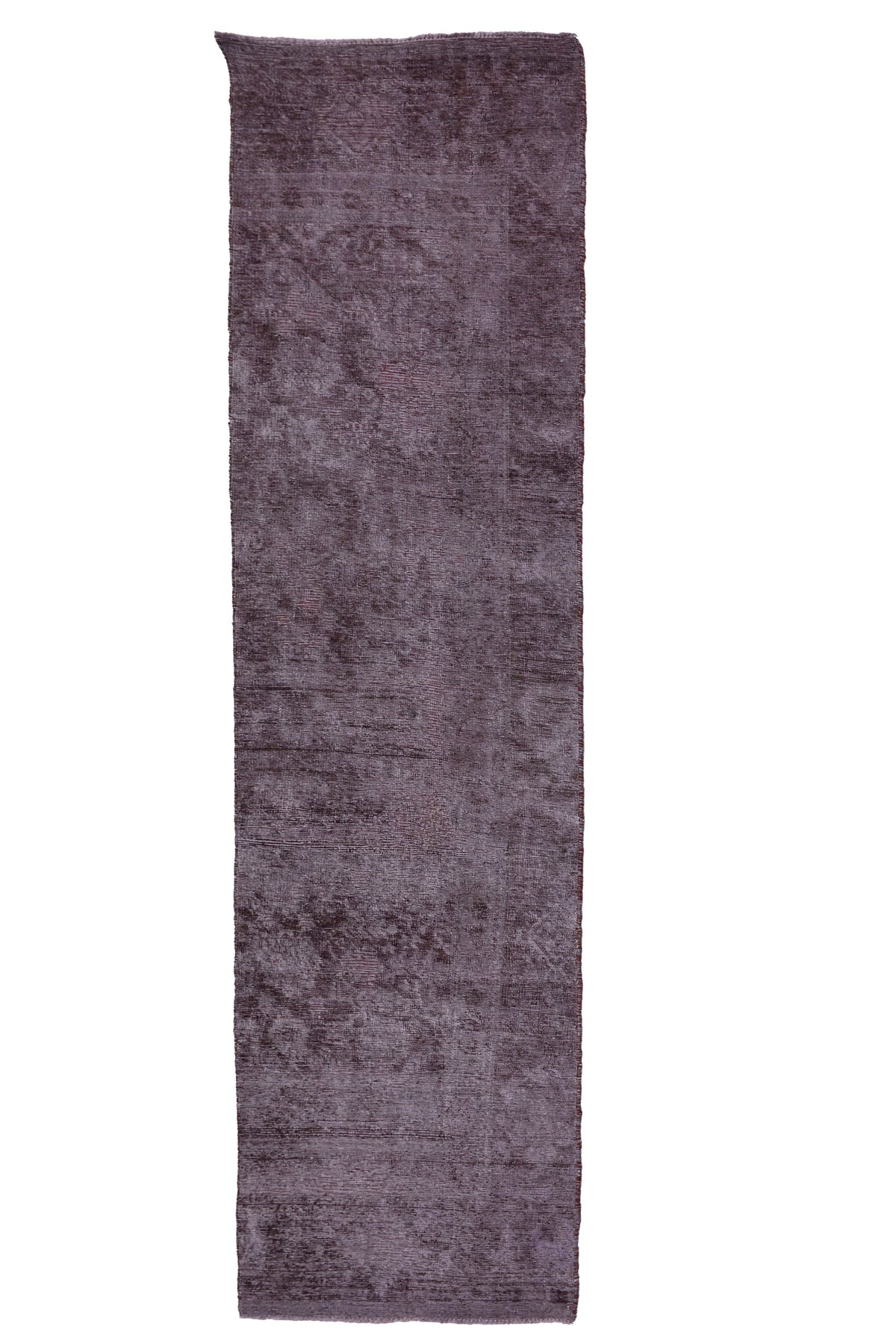Vintage Overdyed Runner Rug – Noir Echo