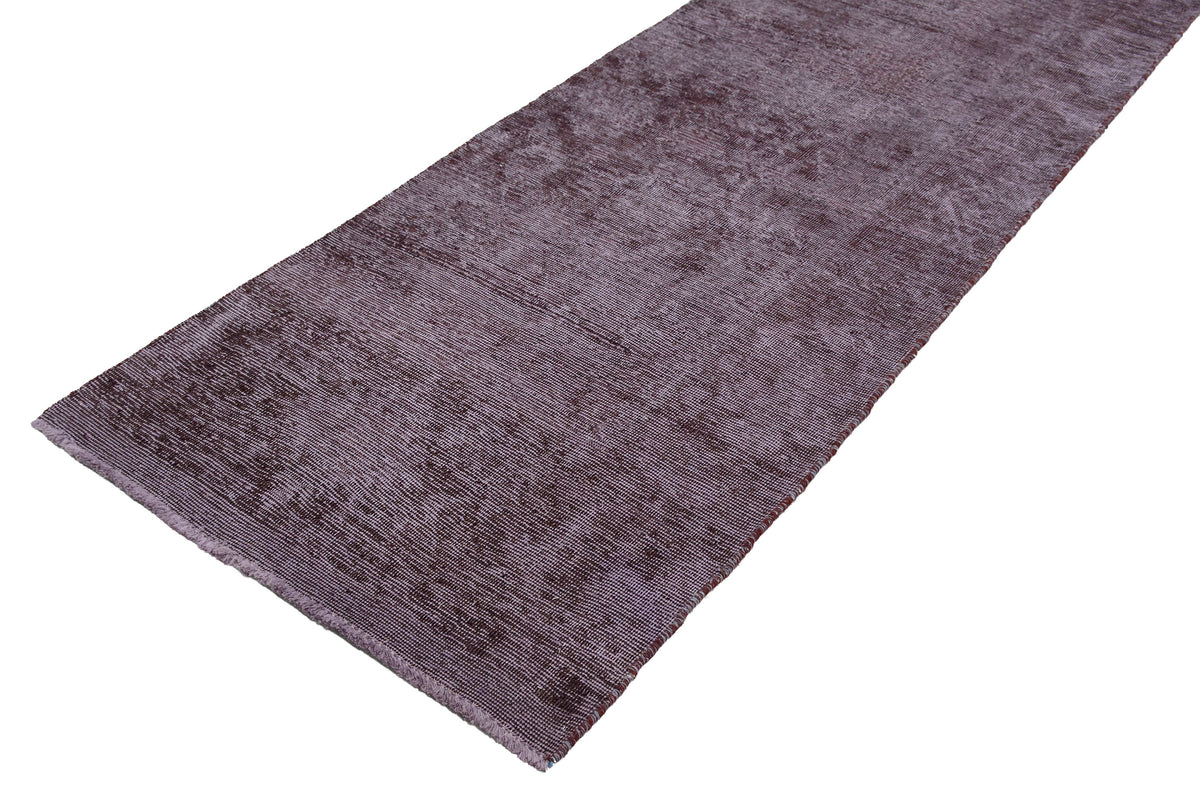Vintage Overdyed Runner Rug – Noir Echo