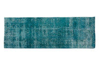 OVERDYED Vintage Persian Runner, 107 x 280 cm