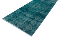 OVERDYED Vintage Persian Runner, 107 x 280 cm