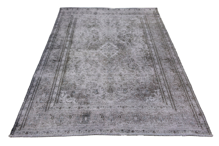 Vintage Overdyed Persian Rug – Pearl Patina