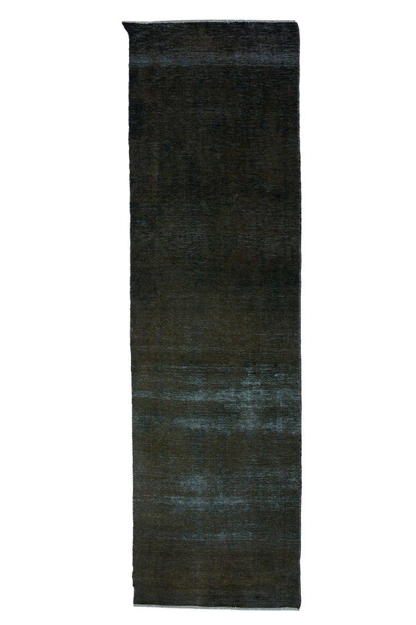 OVERDYED Vintage Persian Runner, 105 x 390 cm