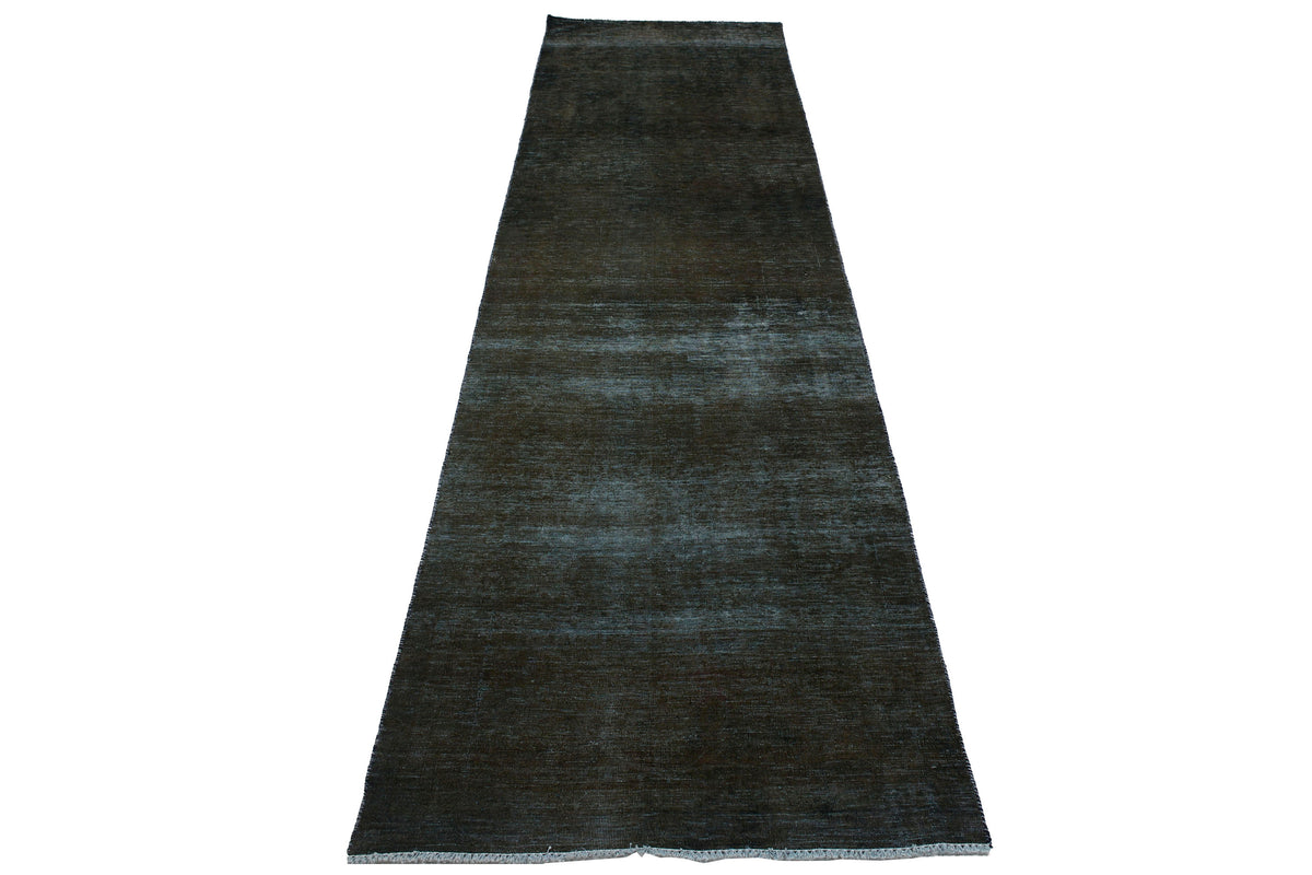 OVERDYED Vintage Persian Runner, 105 x 390 cm