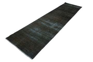 OVERDYED Vintage Persian Runner, 105 x 390 cm (New Arrival)