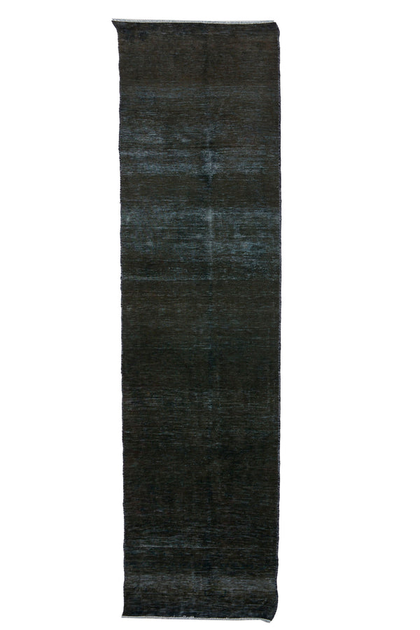 OVERDYED Vintage Persian Runner, 85 x 390 cm