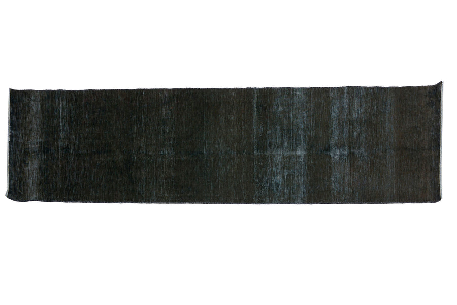 OVERDYED Vintage Persian Runner, 85 x 390 cm