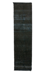 OVERDYED Vintage Persian Runner, 85 x 390 cm (New Arrival)