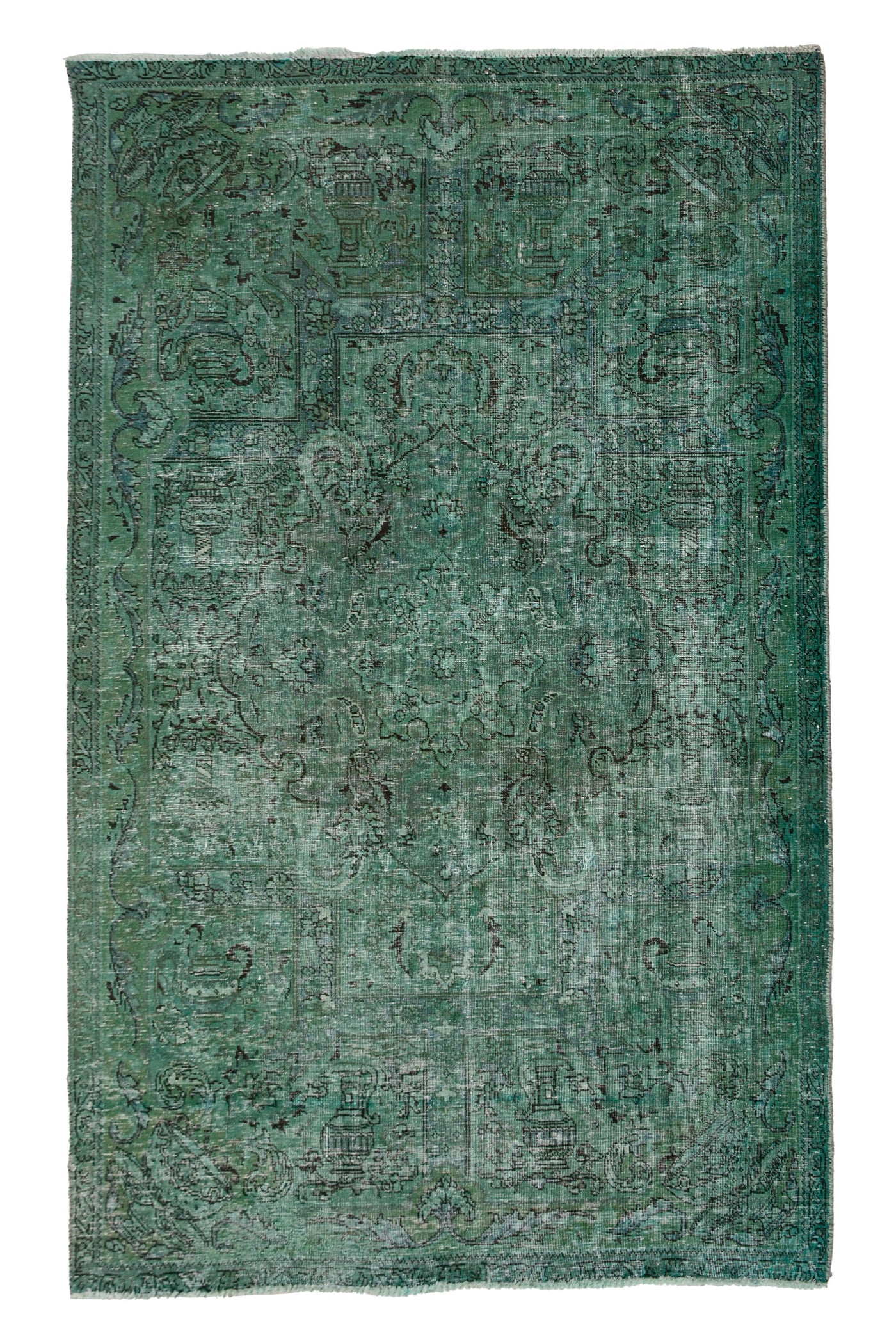 Vintage Overdyed Persian Rug – Sky Patina