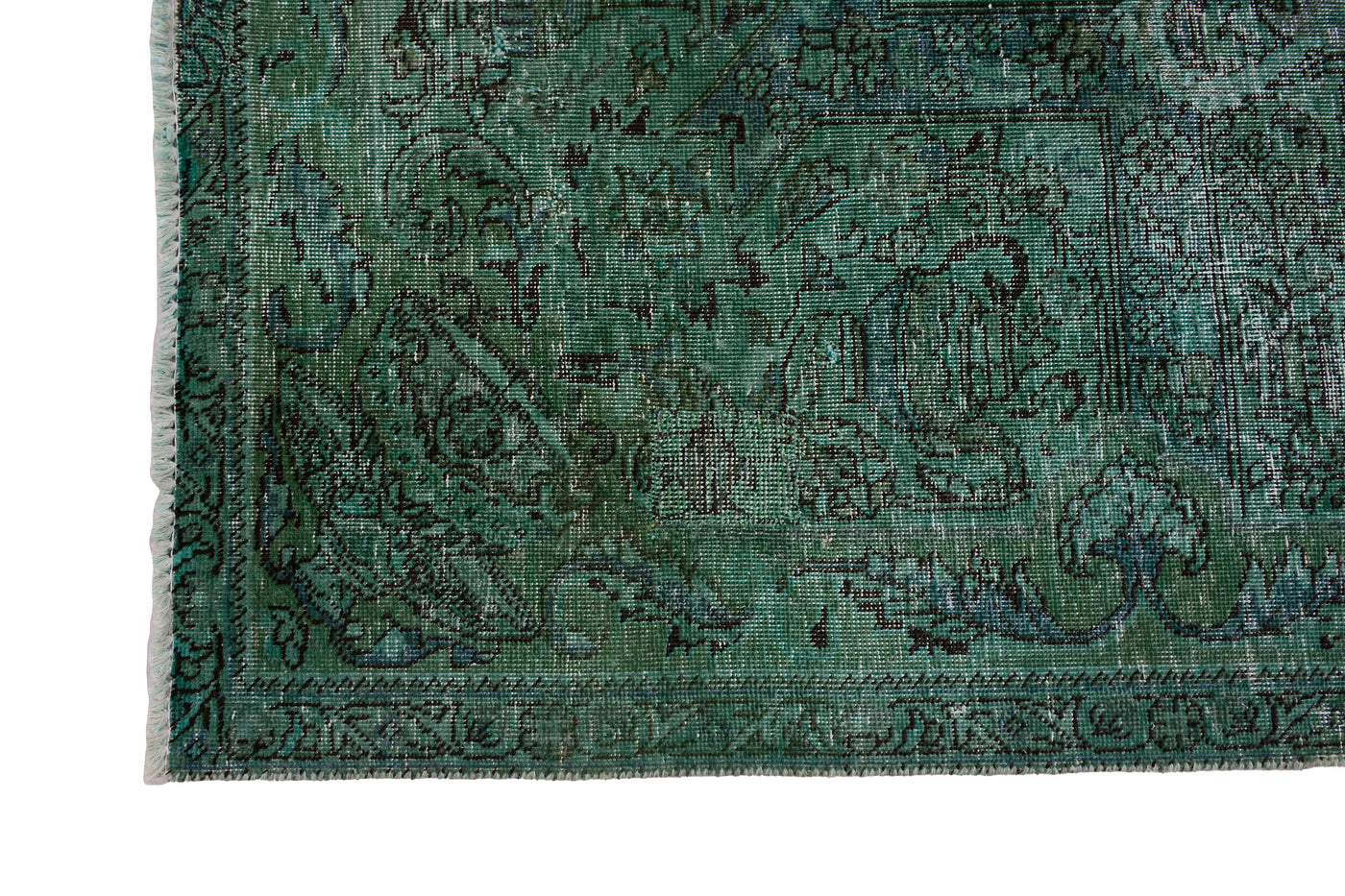 Vintage Overdyed Persian Rug – Sky Patina