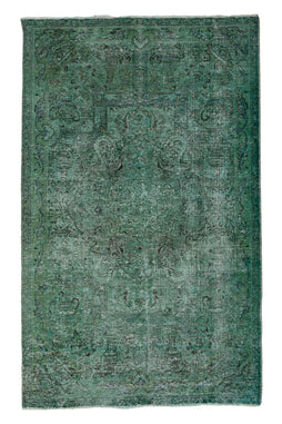 OVERDYED Vintage Persian Rug, 156 x 225 cm