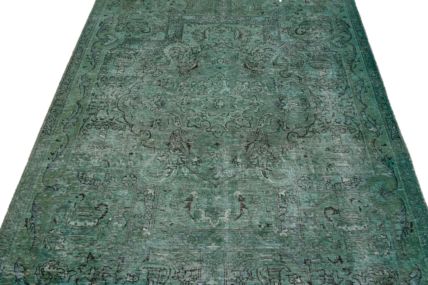 Vintage Overdyed Persian Rug – Sky Patina