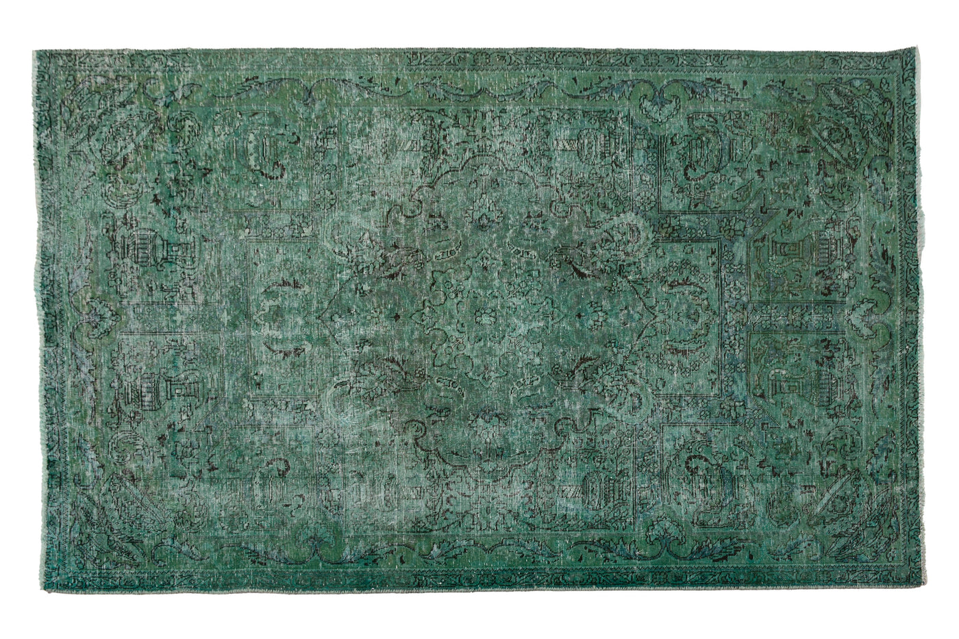 Vintage Overdyed Persian Rug – Sky Patina