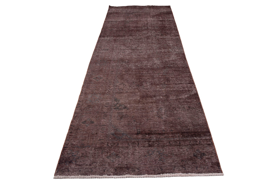 OVERDYED Vintage Persian Runner, 130 x 390 cm