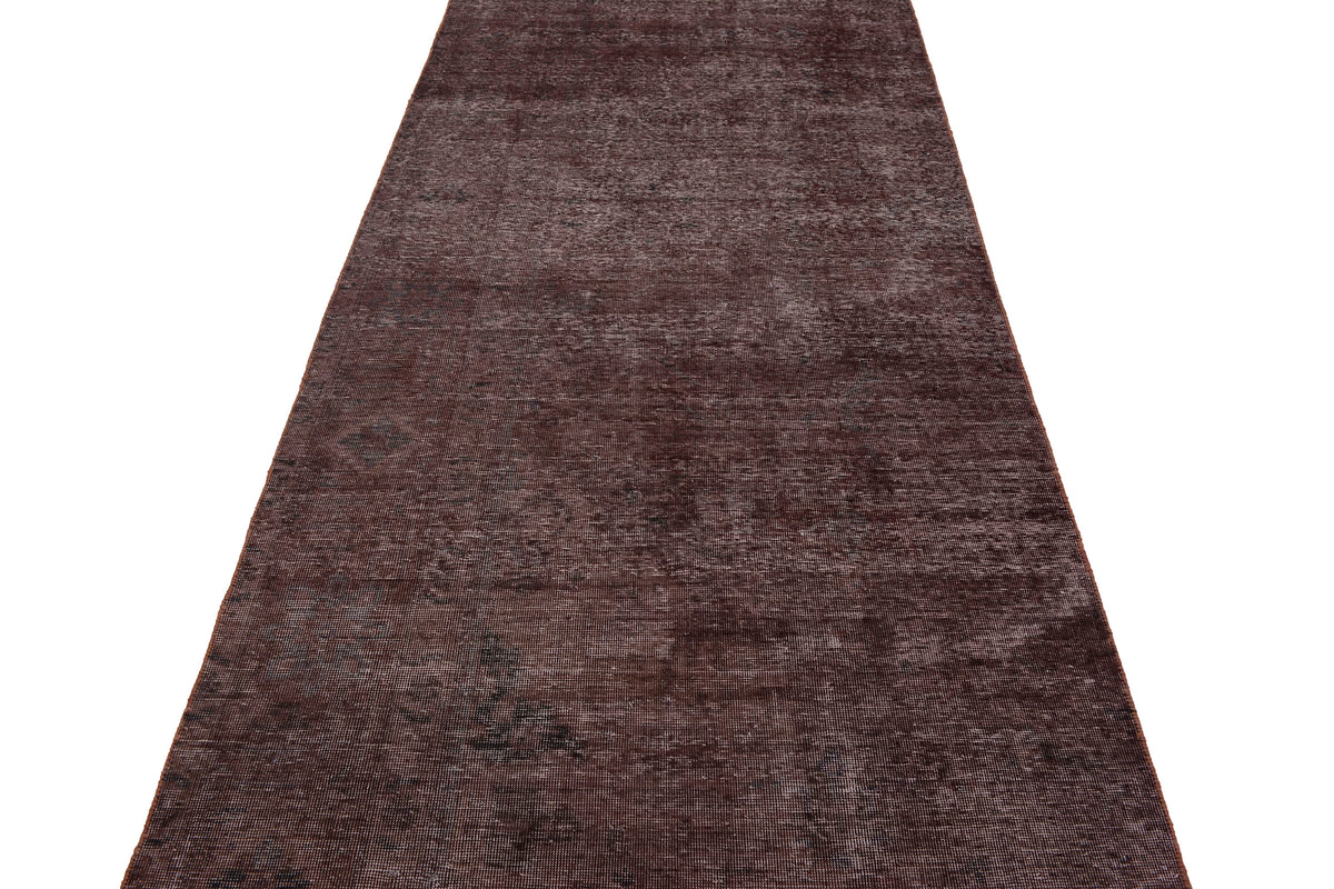 Vintage Overdyed Runner Rug – Coal Patina