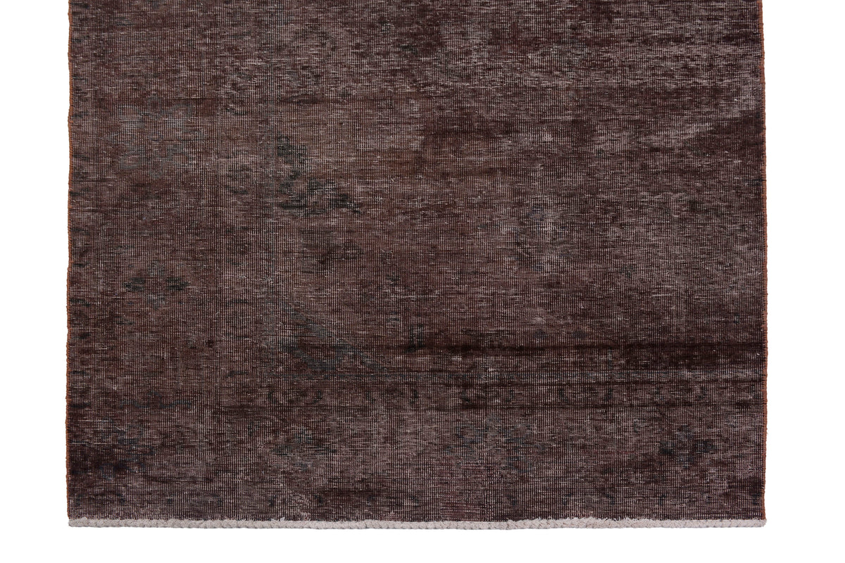 Vintage Overdyed Runner Rug – Coal Patina