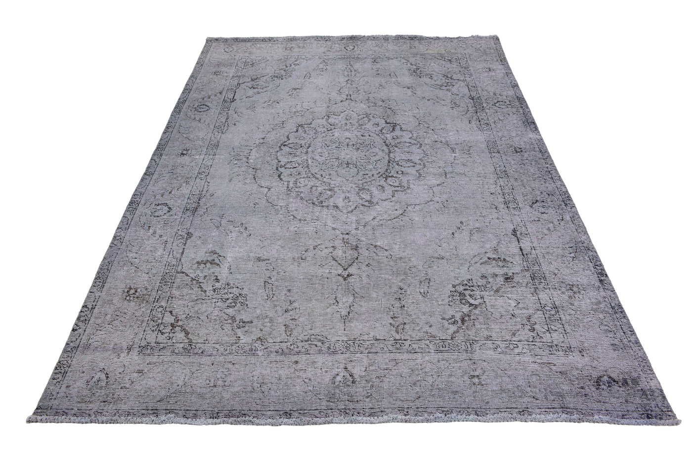 Vintage Overdyed Persian Rug – Dove Mirage