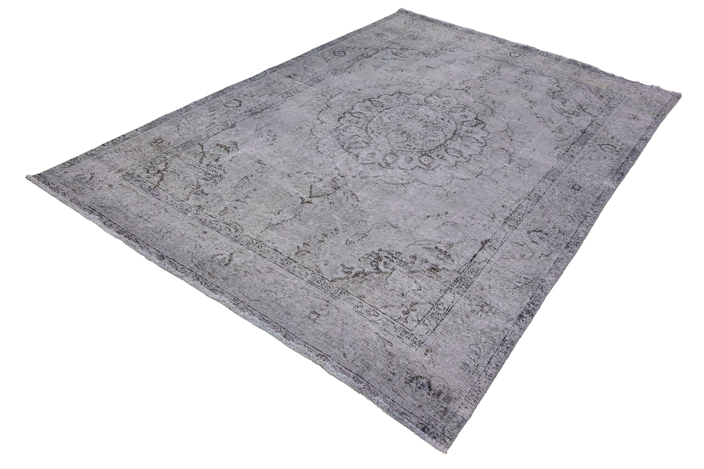 Vintage Overdyed Persian Rug – Dove Mirage