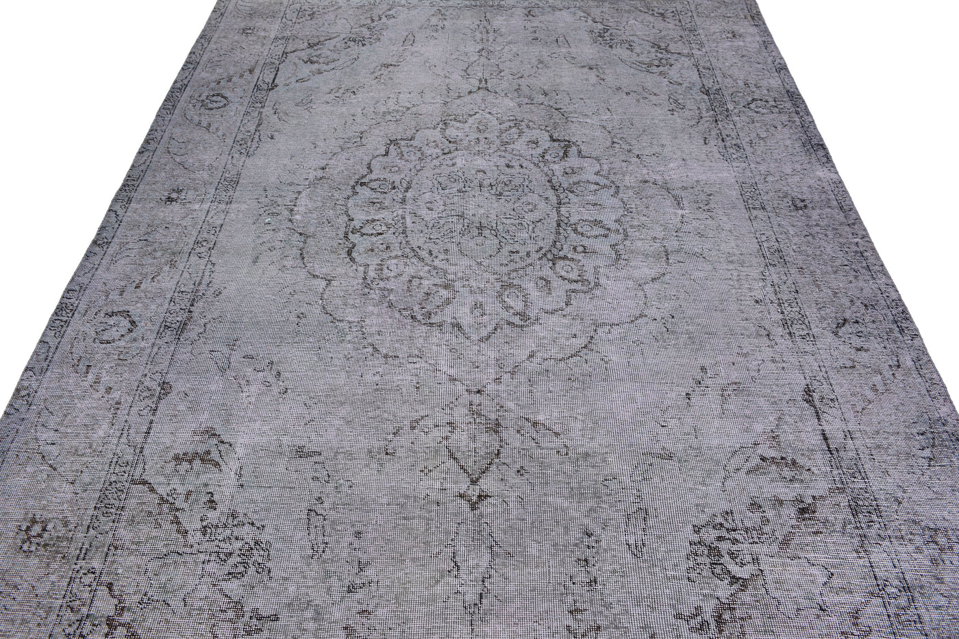 Vintage Overdyed Persian Rug – Dove Mirage