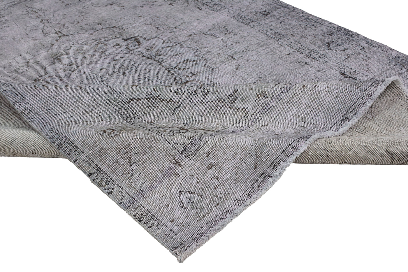 Vintage Overdyed Persian Rug – Dove Mirage