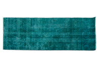 OVERDYED Vintage Persian Runner, 98 x 250 cm
