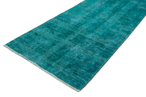 OVERDYED Vintage Persian Runner, 98 x 250 cm