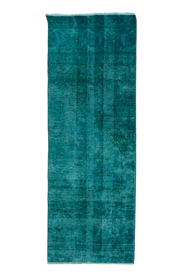 OVERDYED Vintage Persian Runner, 98 x 250 cm (New Arrival)