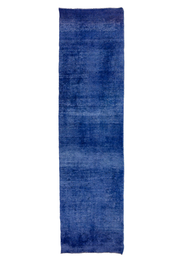 OVERDYED Vintage Persian Runner, 93 x 376 cm