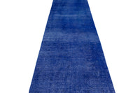 OVERDYED Vintage Persian Runner, 93 x 376 cm