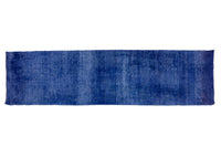 OVERDYED Vintage Persian Runner, 93 x 376 cm