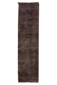 OVERDYED Vintage Persian Runner, 84 x 380 cm