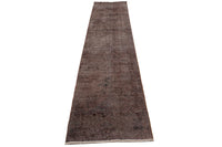 OVERDYED Vintage Persian Runner, 84 x 380 cm