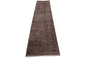 OVERDYED Vintage Persian Runner, 84 x 380 cm